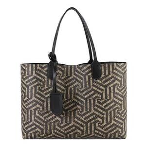 GUCCI Black Leather Tote Bag